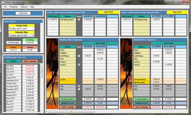 easy personal budgeting